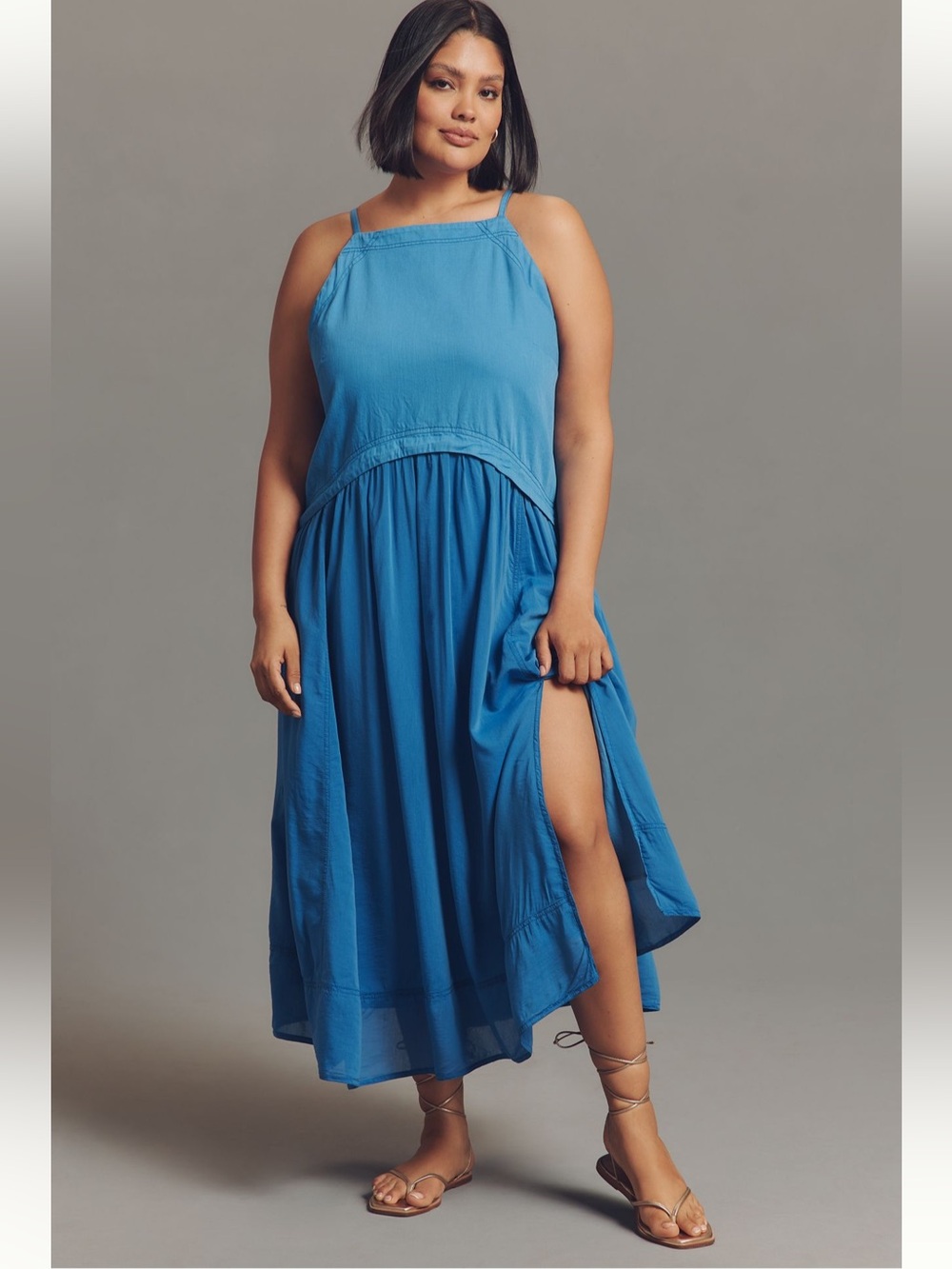 Pilcro Sleeveless Twofer Midi Dress - Size 2X - BNWT
